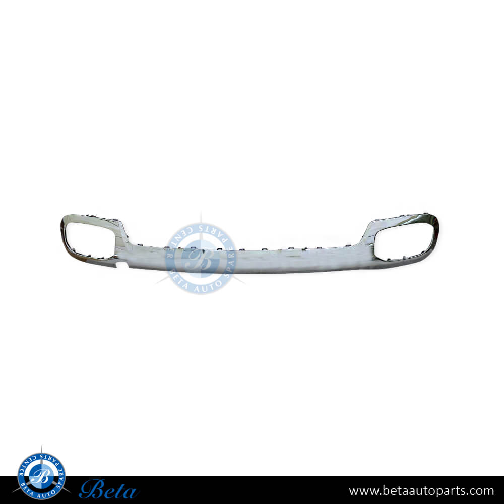 Rear Bumper Chrome Moulding - Normal AMG for Mercedes GLE-Class W167 2019-Up models, Part Number 1678852803 Rear Bumper Chrome Moulding - Normal AMG for Mercedes GLE-Class W167 2019-Up models, Part Number 1678852803